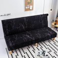thumbnail image 2 of pitrice Housse de Sofa Extensible Ajustée en Polyester Spandex Spandex, Protection pour Canapé Pliant, Lavable, Housse Sans Accoudoirs, Housse de Sofa Élastique B, 2 of 9