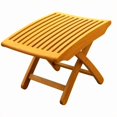 thumbnail image 1 of International Caravan Repose-Pieds Pliant en Bois pour l'Extérieur, 1 of 3