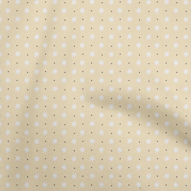 oneOone Georgette Viscose Cream Fabric Abstract Floral Sewing Craft Projects Fabric Prints By Yard 42 Inch Wide