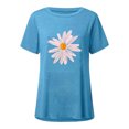thumbnail image 3 of Birdeem Chemises Imprimées Mode Décontractée pour Femmes Manches Courtes Tee-Shirt Ample Tunique Blouse, 3 of 4