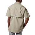 thumbnail image 3 of PFG Bahama II Short Sleeve Shirt, 3X, Fossil, 3 of 4