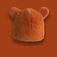 thumbnail image 1 of KIHOUT Beanies Hats Women Warm Cute Solid Color Plush Soft Windproof Winter Caps Hats, 1 of 2