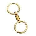thumbnail image 2 of Aodebiao Porte-Clés à Double Anneau à Ressort, Porte-Clés Rétro Nordique à Double Anneau à Ressort avec Pince à Clé Détachable, Support de Porte-Clés Double en Alliage de Zinc, Accessoires de Porte-Clés en Forme de Ressort pour Diverses Clés, 2 of 5