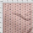thumbnail image 3 of oneOone Viscose Jersey Light Pink Fabric Medical Sewing Craft Projects Fabric Prints By Yard 60 Inch Wide, 3 of 4