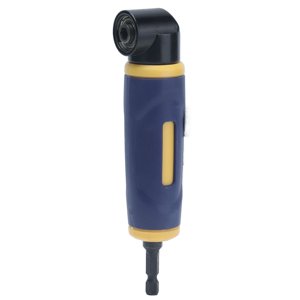 Adaptateur de perceuse à angle droit, sans fil jaune bleu professionnel Angles droites Perceuses Driver for Woodworking Tool