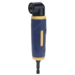 Adaptateur de perceuse à angle droit, sans fil jaune bleu professionnel Angles droites Perceuses Driver for Woodworking Tool
