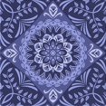 thumbnail image 1 of Ahgly Company Tapis d'Intérieur Lavable en Machine Carré Transitionnel Bleu Ciel, 5 Pieds Carré, 1 of 7