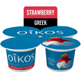 thumbnail image 1 of Oikos Greek Yogurt, Strawberry, Fruit on the Bottom, 2% M.F, 4x100g, 1 of 7