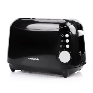 TopOne 1 Set Of Smart Led Display Toasters 2 Slice Breakfast Toasters With Extra Wide Slot (uk Plug)