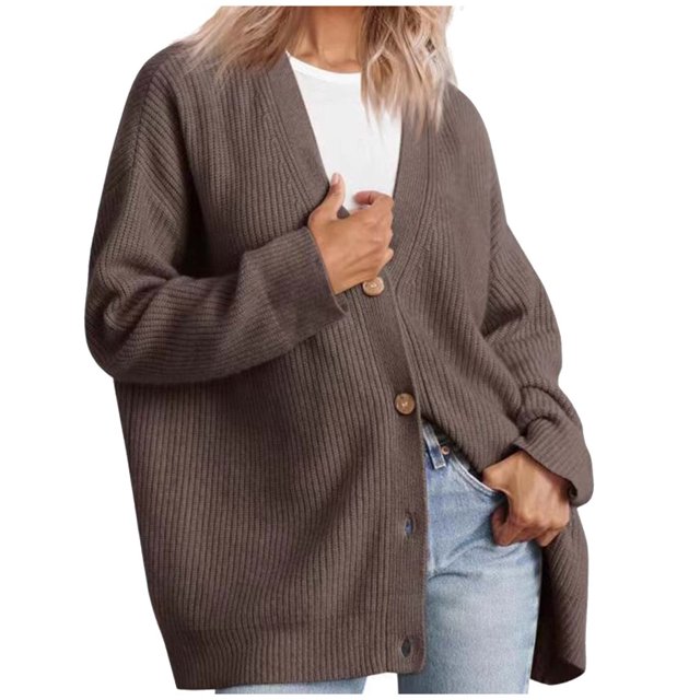 Styesk Cardigan pour Femmes Cardigan Tricoté à Boutons à Manches Longues, Coupe Ample et Tendance pour Femmes