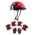 thumbnail image 1 of LSLJS Ensemble de 7 Pcs Équipement de Protection pour Patinage pour Enfants Casque pour Enfants Genou, Équipement de Protection pour Patinage, 1 of 1