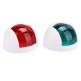 thumbnail image 4 of Filfeel 2 Pcs Lumières de Signalisation de Navigation, Lampe de Signalisation 12V-24V Rouge Vert LED Étanche Lumière de Navigation de Bateau, 4 of 8