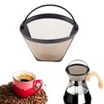 thumbnail image 5 of Permanent Coffee Filter Reusable Coffee Filter 2pcs Permanent Filter for Coffee Machine for Making Manual Coffee, 5 of 5