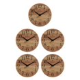 thumbnail image 2 of mmirethe Unique Style Round Wall Clock Timeless For Any Space Durable Construction Decorative Wall Clock As Shown type 5 5Set, 2 of 6