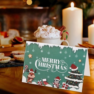 Harpily Cartes de Vœux Assorties Cartes de Vœux de Noël avec Enveloppes Fête des Fêtes Enfants Amis