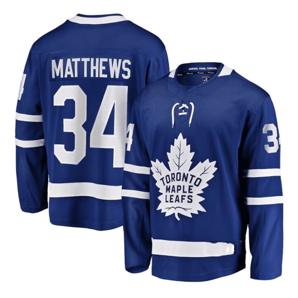 Homme Femme Chandail de Hockey sur Glace Maple Leafs de Toronto MATTHEWS 34# MARNER 16# TAVARES 91# Chandail Nom du Joueur