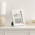 thumbnail image 2 of DesignOvation MacIntyre 2-Opening 4x6 White Picture Frame, 2 of 9