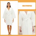 thumbnail image 3 of Nestingho 6 Pcs Cotton Shower Robe Versatile Usage Disposable For Spa Sauna Relaxation, 3 of 8