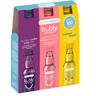 BUBLY MÛRE PAMPLEMOUSSE ANANAS – Paquet de trois