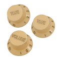 thumbnail image 1 of MYG 3PCS Guitars Strat Knob 1 Volume 2 Tone Control Knobs For Guitar Accessories, 1 of 9