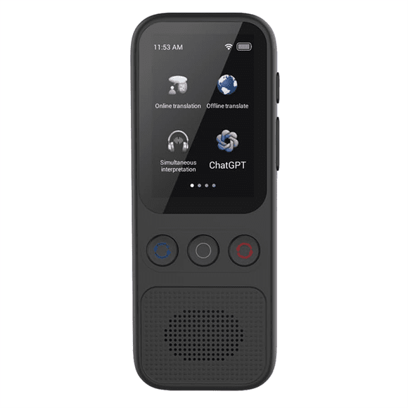Language Translator Device, Instant Offline Language Translator Device Support 138 Languages, Voice Translator Offline,1 x Language Translator,Black