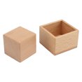thumbnail image 2 of Wood Box And Block Toys, Early Learning Educational Baby Wooden Square Box Toys  For Toddlers, 2 of 8