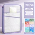 thumbnail image 1 of Sac de Rangement Transparent TIMIFIS Étudiant A4 Sac pour Livres et Dossiers Sac de Classification en Maille Sac de Rangement pour Devoirs Sac Transparent à Main pour Copies d'Examen Sac de Rangement pour Tutorat, 1 of 3