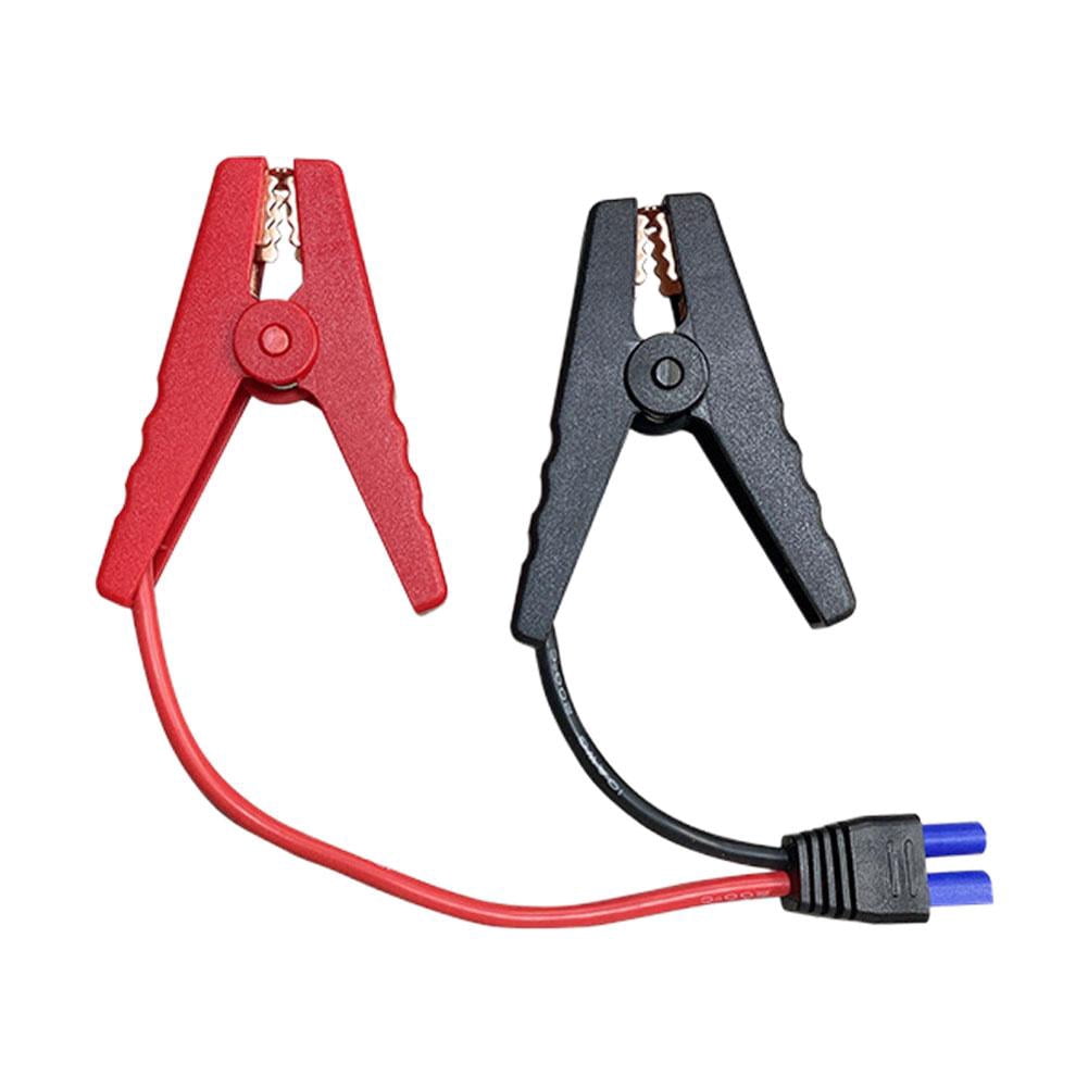 EC5 Jump Starter Cable with Battery Clamps, 12V Alligator Clips to EC5 Connector Car Jumper Cable for Emergency, Portable Car Jump Start Cable
