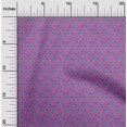 thumbnail image 2 of oneOone Viscose Jersey Purple Fabric Asian Block Sewing Material Print Fabric By The Yard 60 Inch Wide, 2 of 4