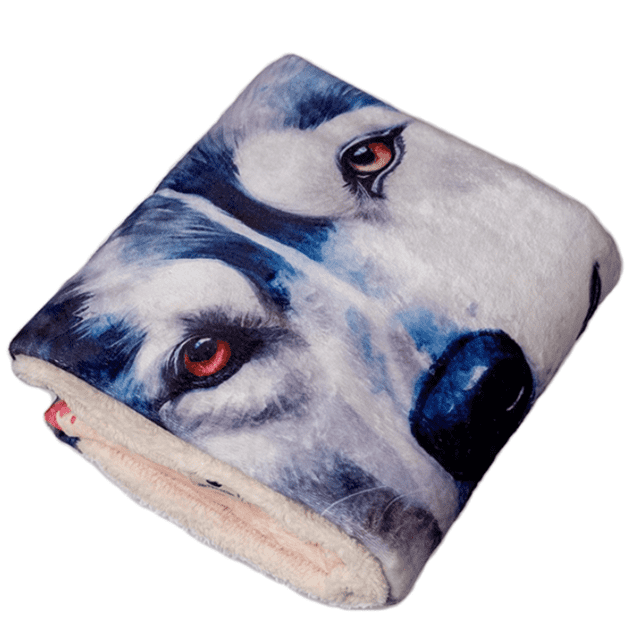 Pets, Paws and Ideas Couverture Imperméable pour Animaux de Compagnie pour Chiens et Chats, Protecteur Réversible pour Meubles, Lit et Canapé, Anti-Déversement, Lavable, Housse en Molleton Sherpa Douce, Motif Labrador Retriever