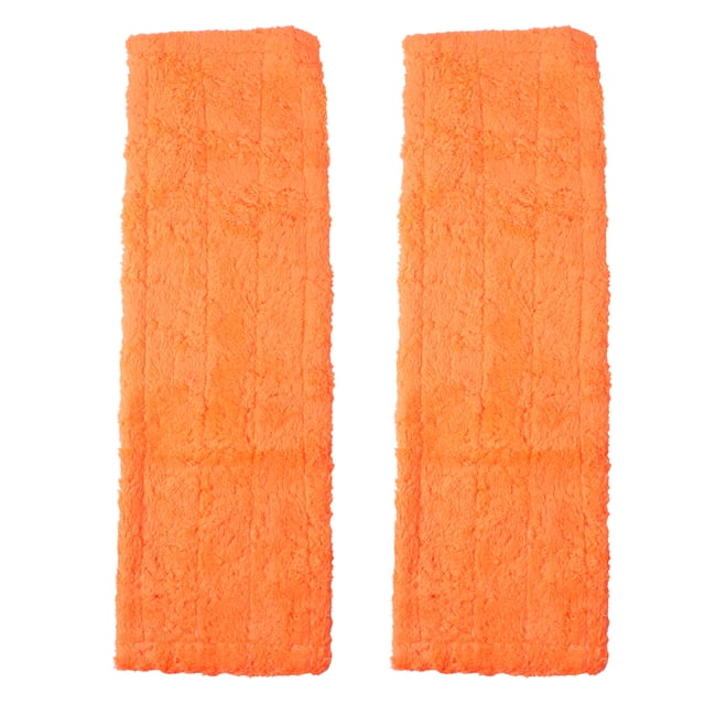 Shisuyan Mop Heads Replacement Cleaning Pad Microfiber 2Pcs 16.9X5.3In