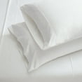 thumbnail image 3 of Martha Stewart Everyday Pima Cotton 600 Thread Count Dottie Stripe Green Sheet Set, Double, 3 of 6
