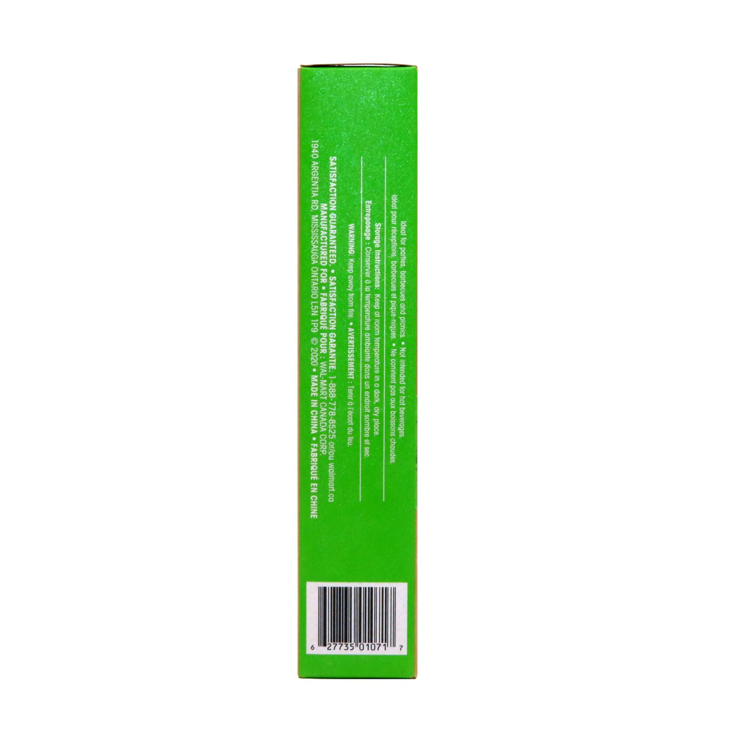 Great Value Pailles en Papier à Motif, 100 Pailles