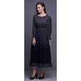 thumbnail image 3 of Bimba Robe Longue Décontractée à Volants pour Femmes, Imprimée, Taille Smockée, Très Petit, 3 of 5