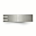 thumbnail image 3 of Titanium Flat 6mm Sterling Silver Inlay Brushed Band Ring 8.5 Size, 3 of 7