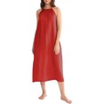 thumbnail image 4 of Kaemgyyd Robes à Col Licou pour Femmes Été Sans Manches Robe d'Été Décontractée Plage Vacances Fluide Bohème Mi-Longue avec Poches, 4 of 7