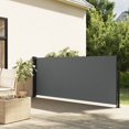 thumbnail image 1 of vidaXL Auvent Latéral Rétractable Anthracite 120x600 cm, 1 of 5