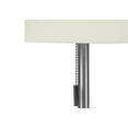 thumbnail image 3 of Monarch Specialties Lighting, Set Of 2, 17"h, Table Lamp, Usb Port Included, Nickel Metal, Ivory / Cream Shade, Contemporary, 3 of 5