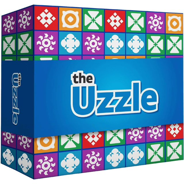 Refurbished The Uzzle 3.0 Board Game Family Puzzle Set, Popular Pattern Block Puzzle Game for Kids & Adults Ages 4+, Fast-Paced Classroom Game, Skill-Building Strategy Toy for Home Party Learning Fun