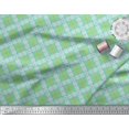 thumbnail image 2 of Soimoi Satin Silk Fabric Diagonal Check Print Fabric by The Yard 42 Inch Wide, 2 of 5