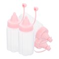 Shisuyan 4PCS Honey Jars Squeeze Honey Bottles Reusable Empty Syrup ...