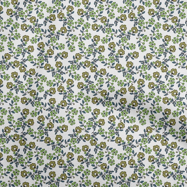 oneOone Polyester Spandex Olive Green Fabric Block Sewing Craft Projects Fabric Prints By Yard 56 Inch Wide