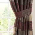 thumbnail image 2 of Blazing Needles Jacquard Chenille Drapery Panel (Set of 2), 84" by 52", Manhattan, 2 of 2