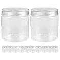 thumbnail image 1 of 12Pcs Small Mason Jars with Airtight Lid Clear Canning Jar Reusable Small Jams Jars, 1 of 5