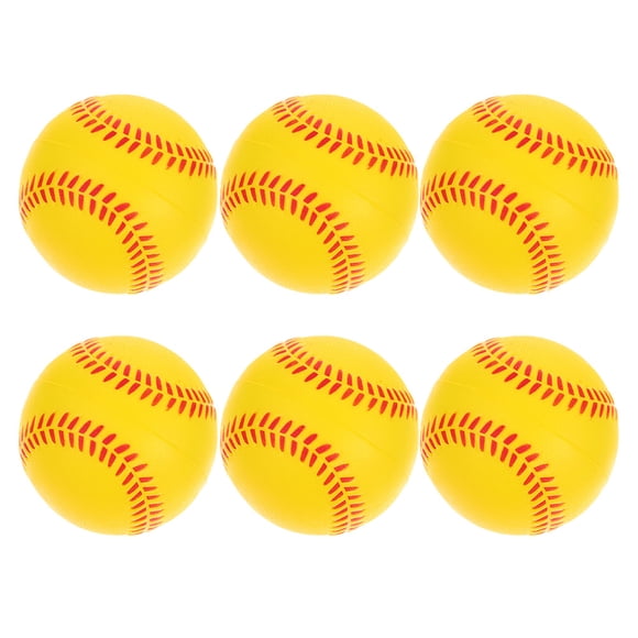 YSNOOWE 6 Pcs Balles d'Entraînement pour Débutants en Jaune avec Caractéristiques d'Entraînement Sécuritaires