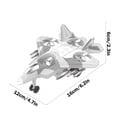 thumbnail image 3 of YANGHONGY Children's Inertial Drive 360 Trick Pulley Fighter Toy Rotating High Speed Sliding Simulation Plane Gift Boy Funny Toy, 3 of 6