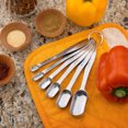 thumbnail image 1 of TIMIFIS Stainless Steel Spoon A Set Measuring Dry and Liquid Stainless Steel Measuring Spoon 6Pcs Serving Spoons Kitchen Gadgets, 1 of 8