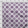 thumbnail image 2 of oneOone Viscose Jersey Purple Fabric Geometric Block Sewing Craft Projects Fabric Prints By Yard 60 Inch Wide, 2 of 5