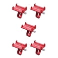 thumbnail image 1 of maskred Aluminum Alloy Mobile Phone Holder for Smartphone 3.5-6.2 inch Mobile Cell Phone Bike Handlebar Mount Bracket Racks red 5Set, 1 of 6
