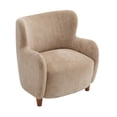 thumbnail image 3 of Noble House Lucia Wingback Armchair,Light Camel, 3 of 7